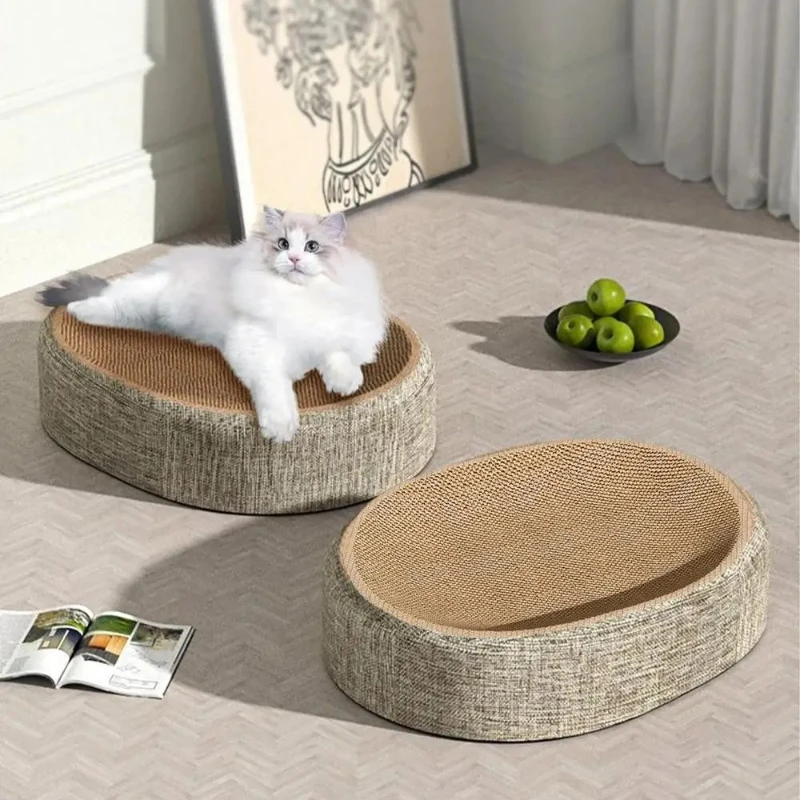 고양이용 타원형 스크래칭 패드, 사이잘 소재, 다용도  - Pet Beds 리뷰 및 가격