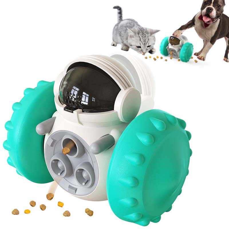 새로운 인기 애완동물 밸런스 카 슬로우 피더 장난감 텀 - Dog Puzzle Feeder Toy 리뷰 및 가격
