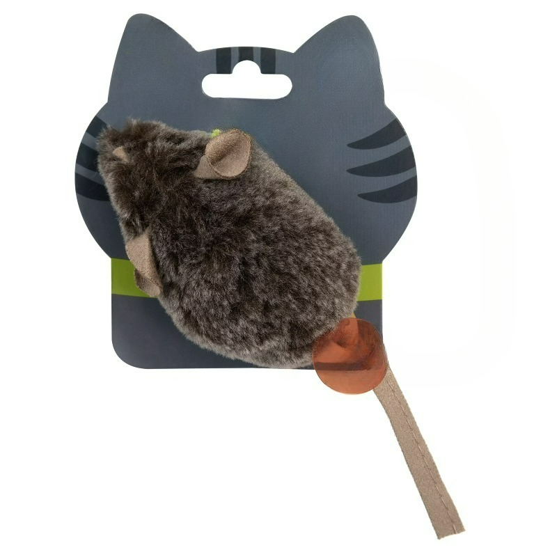 마우스 헌터 캣닙 인터랙티브 플러시 고양이 장난감, 회 - Catnip Interactive Plush Mouse 리뷰 및 가격