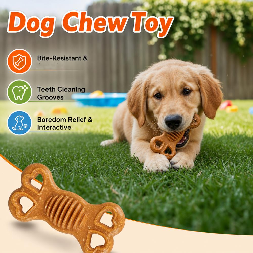 내구성이 뛰어난 강아지용 씹는 장난감, 뼈 모양, 강한 - Teeth Cleaning Dog Chew Bone 리뷰 및 가격
