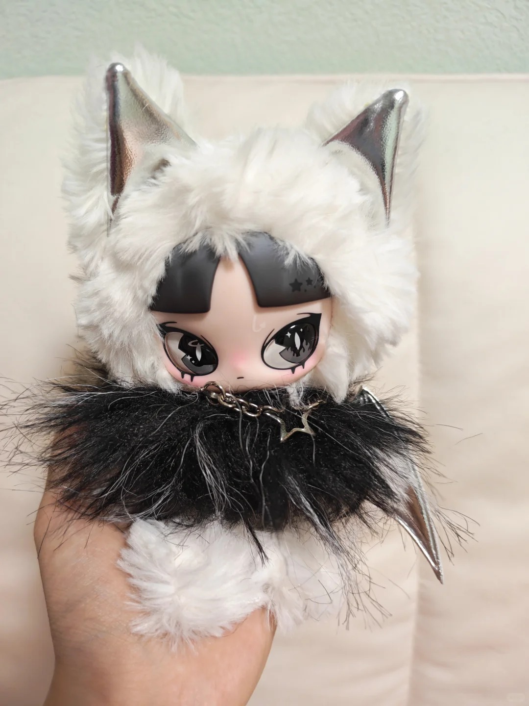 오리지널 인즈 이즈 앤젤 고양이 플러시 인형 실버 윙  - Cat Toys 리뷰 및 가격